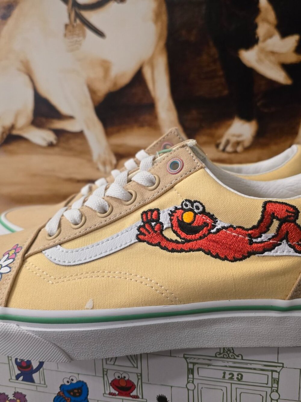 VANS x Sesame Street Elmo Old Skool Sneakers Shoes Women's Sz 7.5 US NEW RARE - Picture 10 of 16